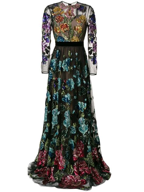 flora gucci dress|gucci maxi dresses.